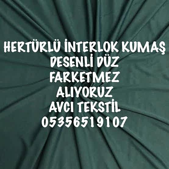 İnterlok Kumaş Alanlar |05356519107|
