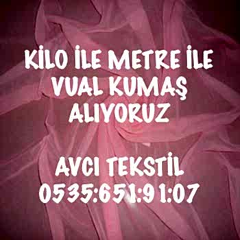 Vual Kumaş Alınır |05356519107|