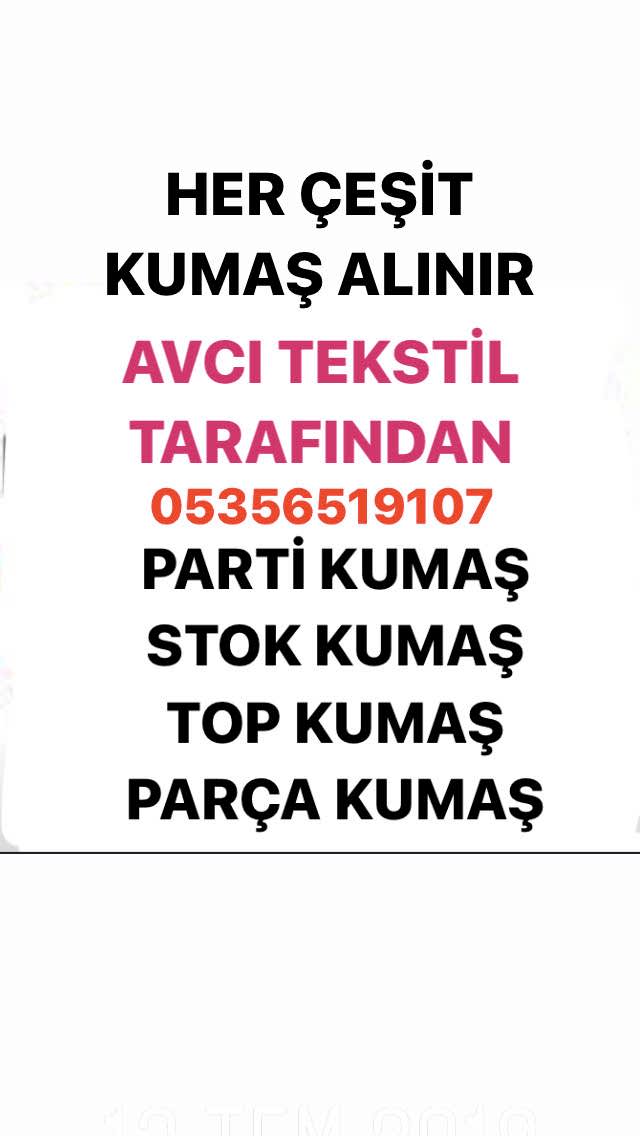Parça Kumaş Alanlar |05356519107