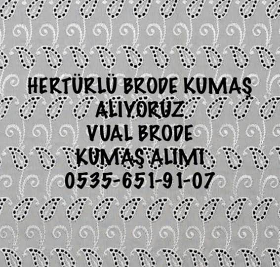 Brode Keten Kumaş Alan |05356519107|