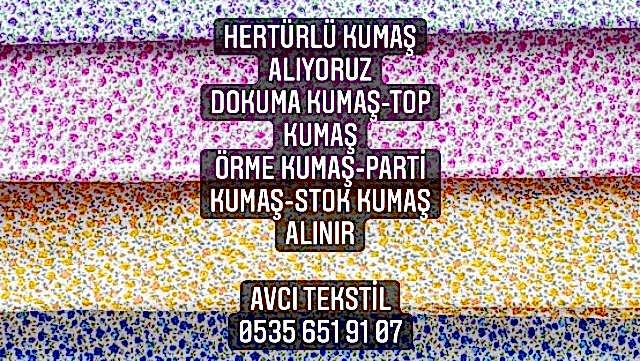 Kırklareli Kumaş Alınır |05356519107|