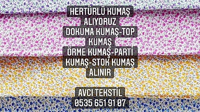 Diyarbakır Kumaş Alınır |05356519107|