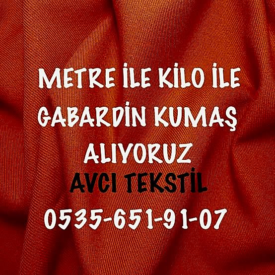 Gabardin Kumaş Alanlar |05356519107