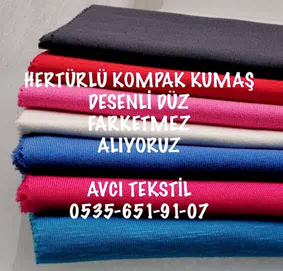Kompak Kumaş Alınır |05356519107|