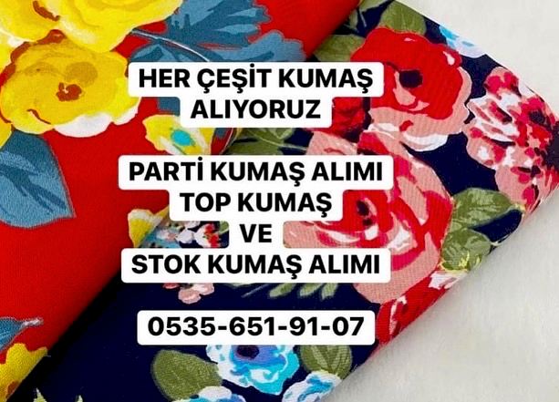 Toptan Parti Kumaş Alan 05356519107