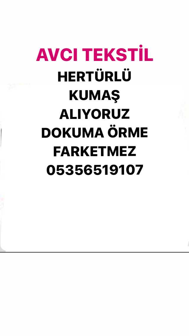 Zeytinburnu Kumaş Alımı |05356519107|