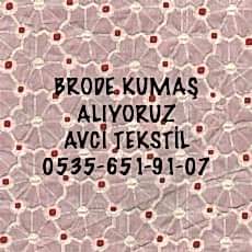 Brode Kumaş Alan |05356519107|