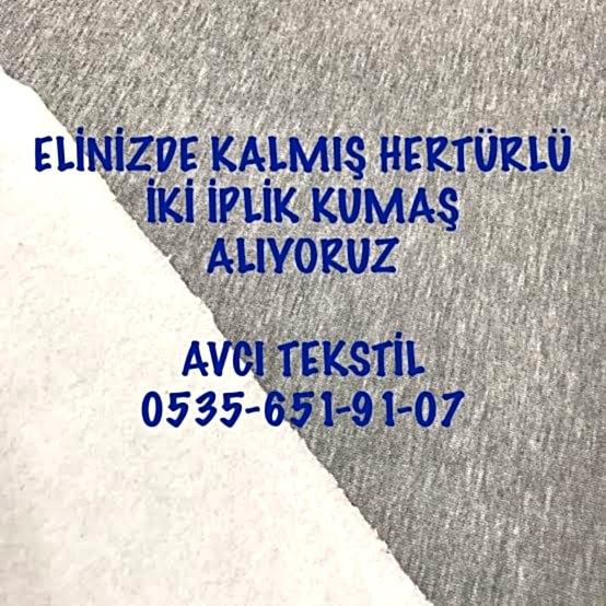 Pamuk Polyester İki İplik Kumaş Alan |05356519107|
