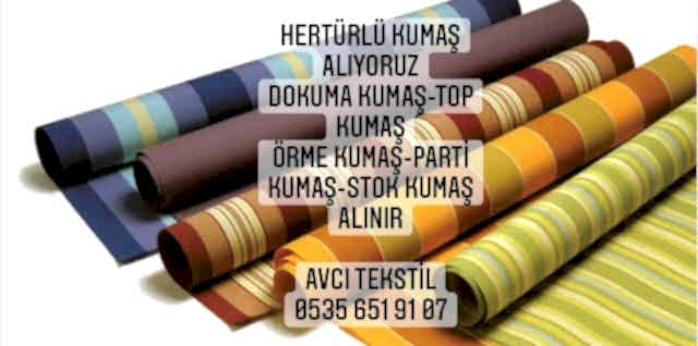 Erzurum Kumaş Alınır |05356519107|