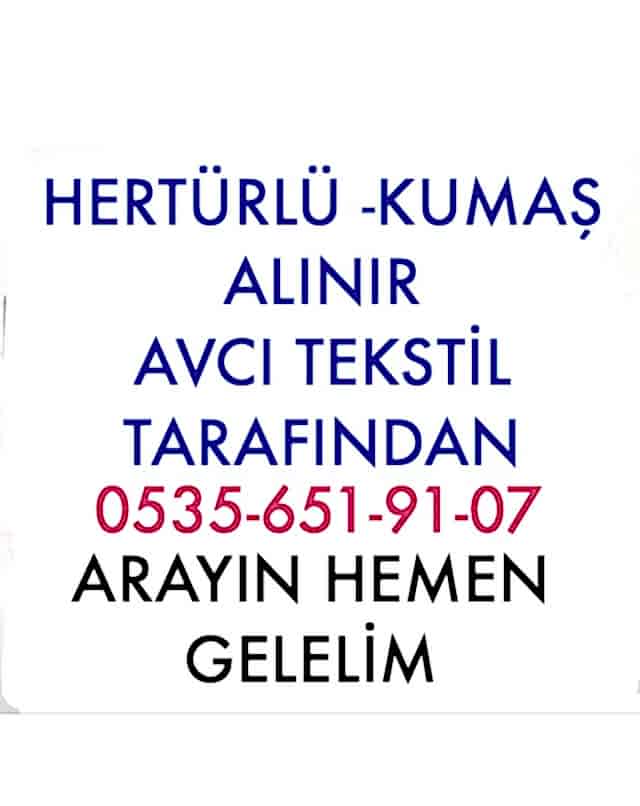 Spot Kumaş Alımı Yapanlar |05356519107|