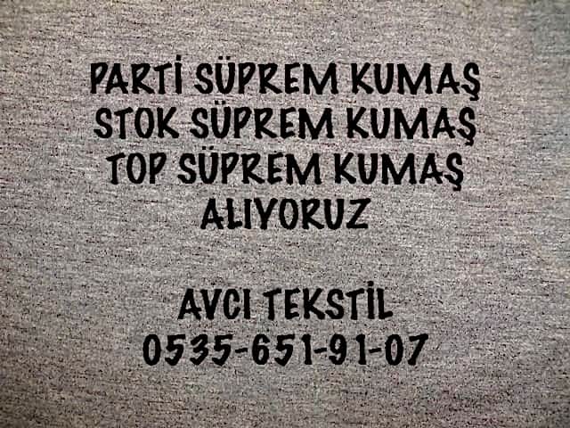Süprem Kumaş Alanlar |05356519107|