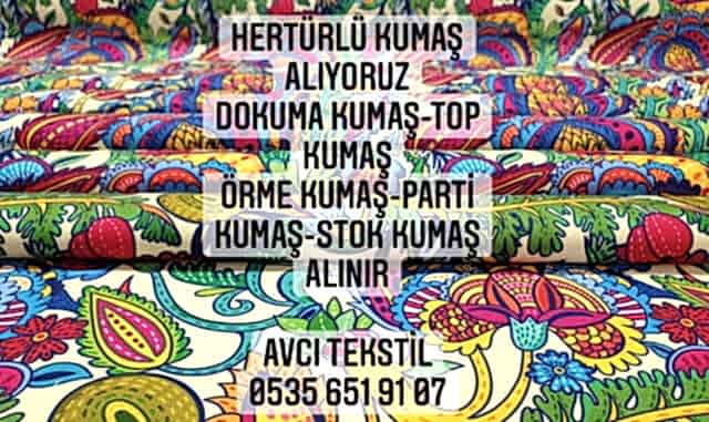 Zonguldak Kumaş Alınır |05356519107|