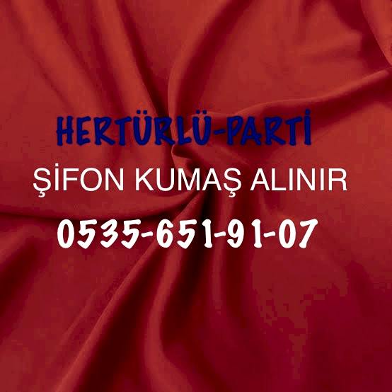 Satılık Şifon Kumaş Alanlar |05356519107|