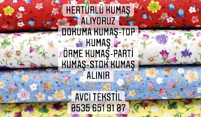 Kars Kumaş Alınır |05356519107|