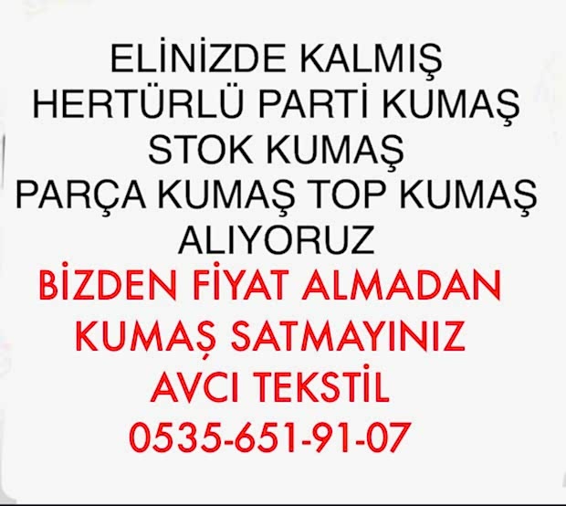 Perdelik Kumaş Alanlar |05356519107|