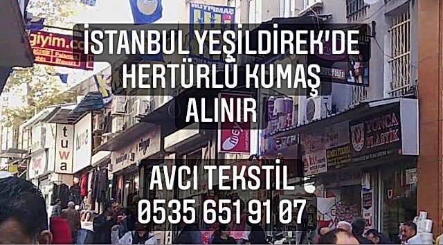 Yeşildirek Kumaş Alınır |05356519107|