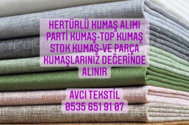 Bitlis Kumaş Alınır |05356519107|