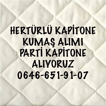 Kapitone Kumaş Alınır 