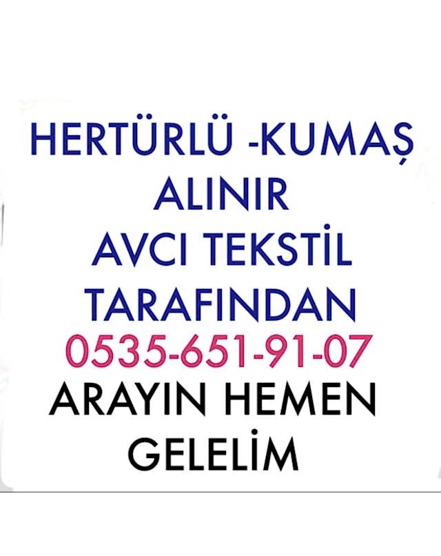 Parti kumaş Alan |05356519107|