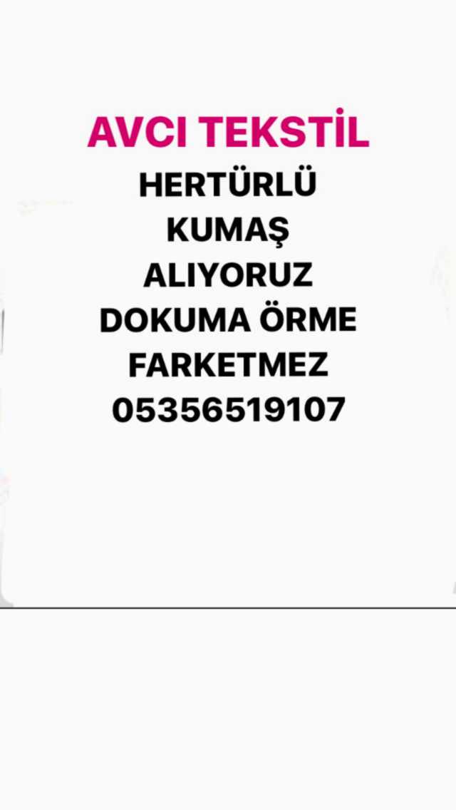Nakit Kumaş Alımı |05356519107|