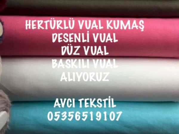 Vual Kumaş Alan |05356519107|