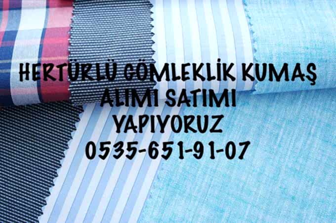 Gömlelik Kumaş Alanlar |05356519107|