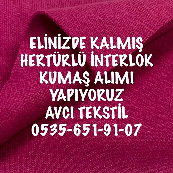 Penye İnterlok Kumaş Alan |05356519107|
