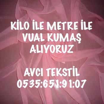 Desenli Vual Kumaş Alınır |05356519107|
