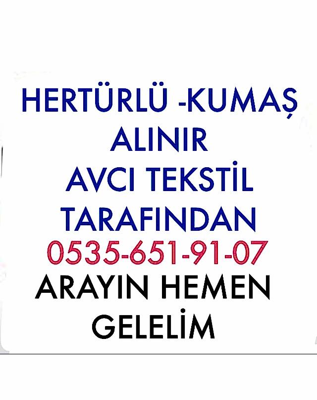 Stok Kumaş Alımı Yapan Firma Telefonu 05356519107
