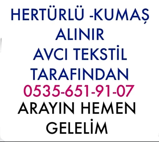 Kumaş Pazarı Ve Kumaş Alanları |05356519107|