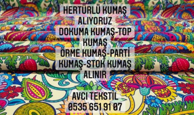 Kocaeli Kumaş Alınır |05356519107|