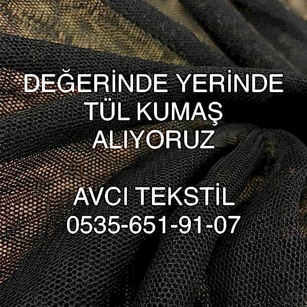 Parça Tül Kumaş Alınır |05356519107|