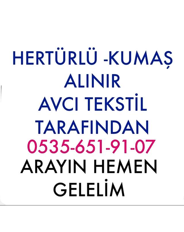 Zeytinburnu Parti kumaş Alan |05356519107|