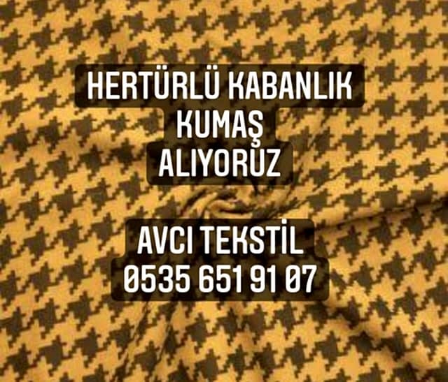 Kabanlık Kumaş Alan |05356519107|