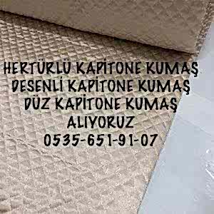 Desenli Kapitone Kumaş Alan |05356519107|