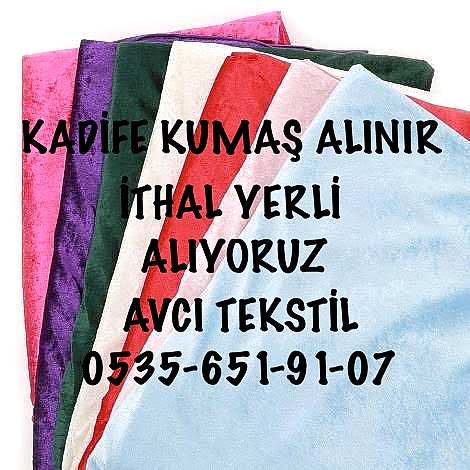 Kadife Kumaş Alan |05356519107|